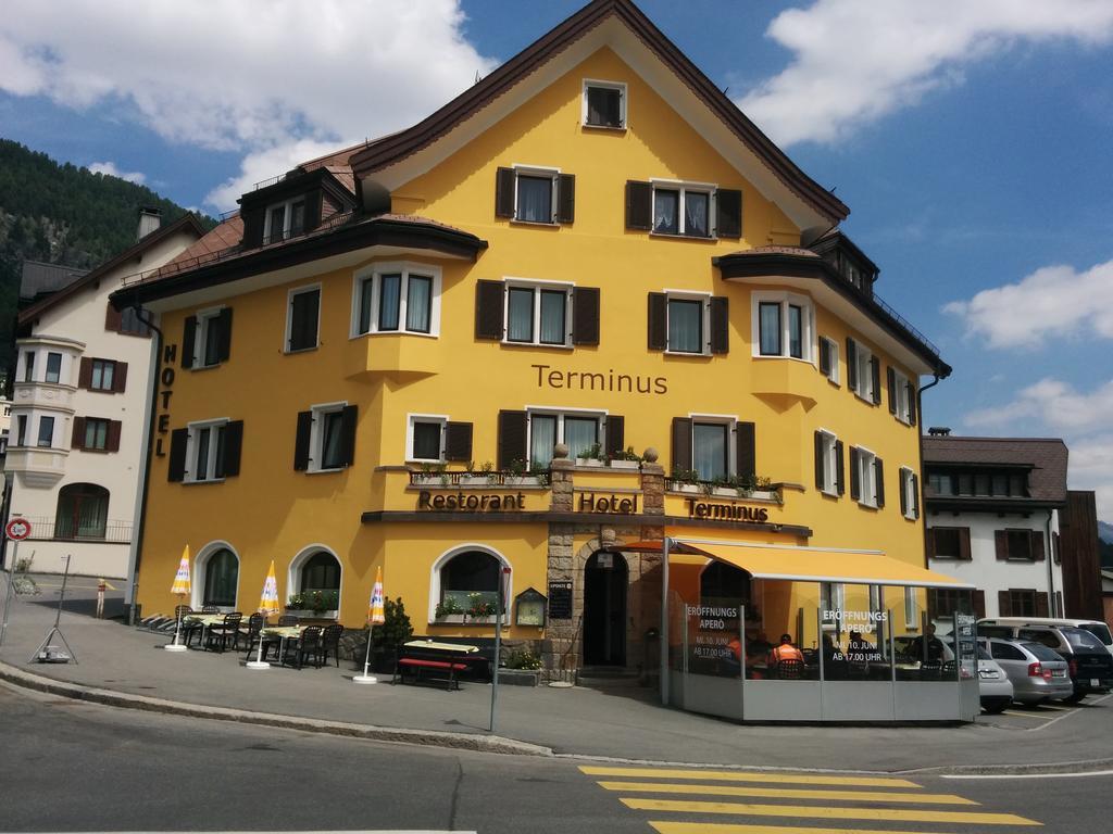 Hotel Terminus Samedan Kültér fotó